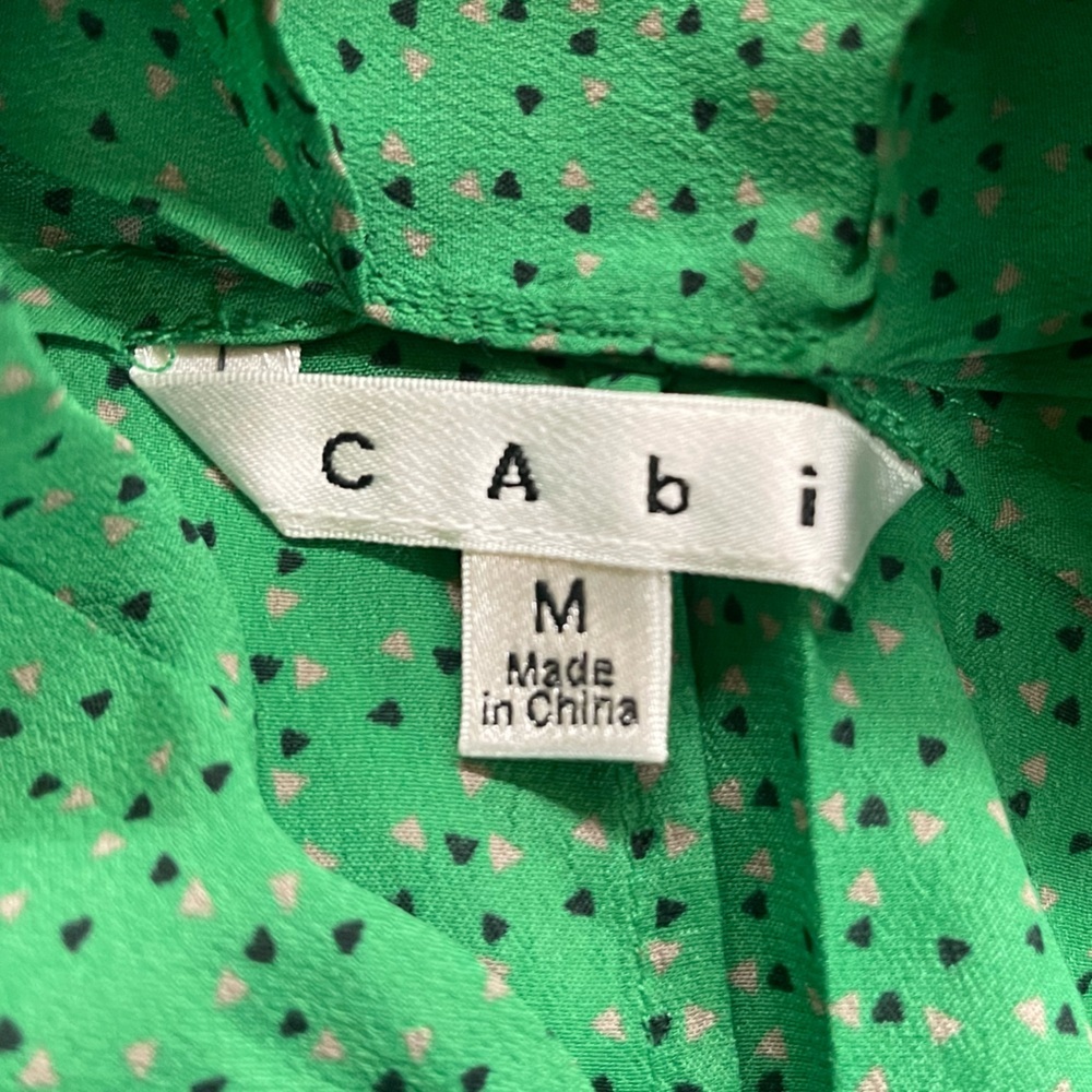 Cabi sleeveless silk heart blouse size medium - Picture 7 of 8